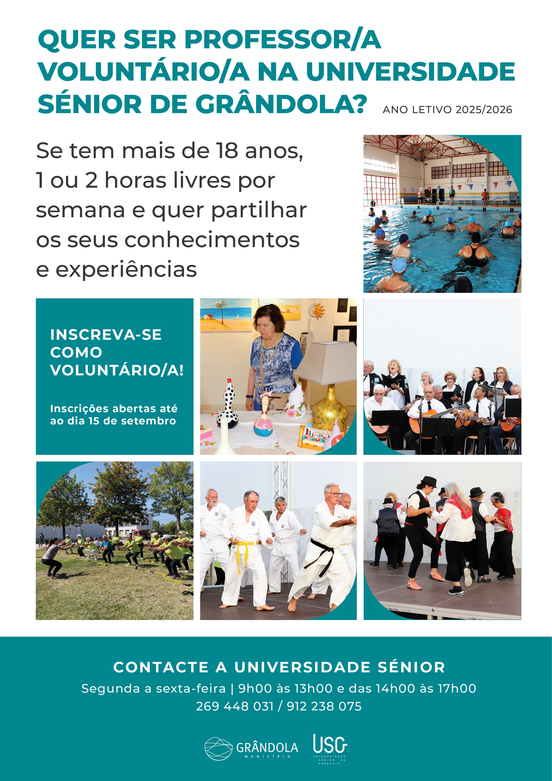 USG | Quer ser professor/a voluntário/a ?