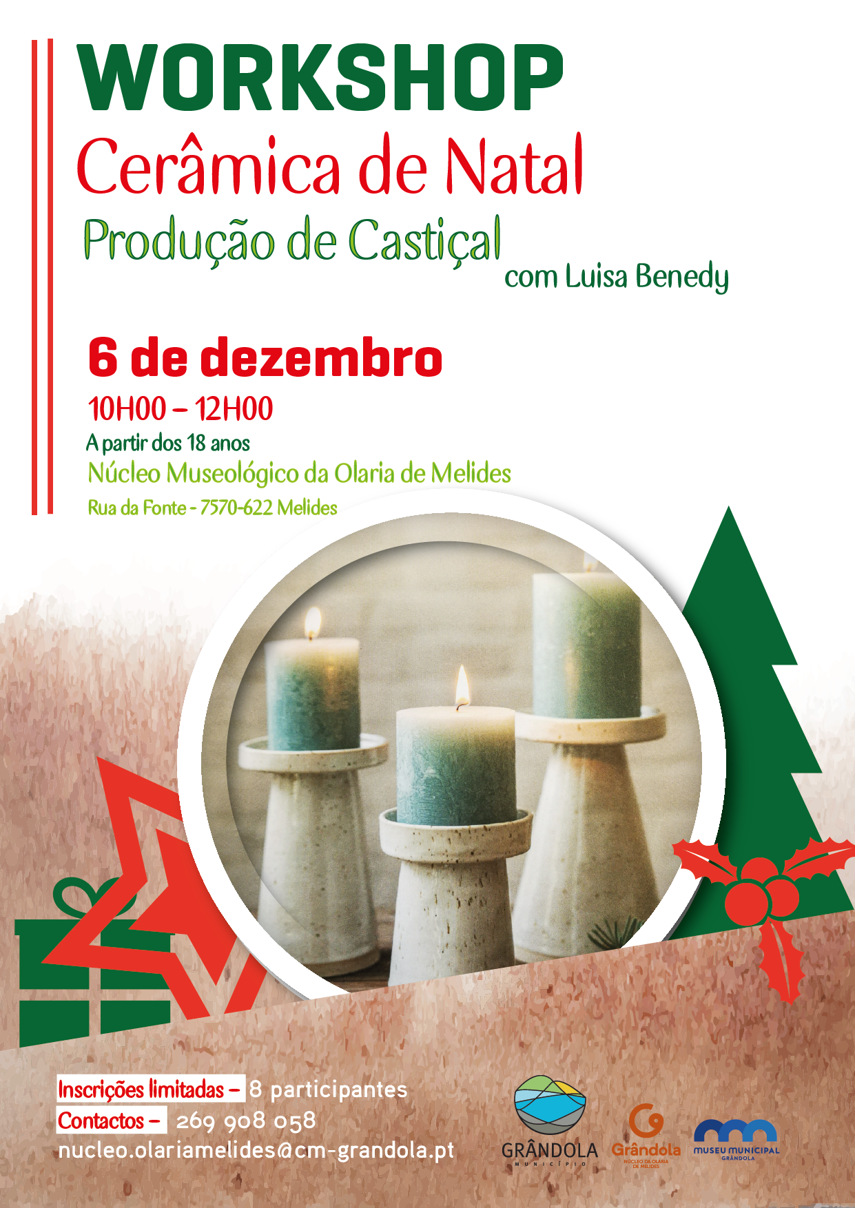 WORKSHOP | Cerâmica de Natal » Produção de castiçal com Luísa Benedy 
