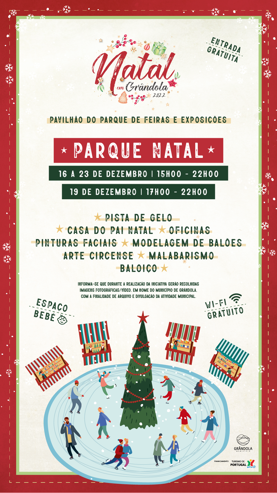 Parque Natal em Grândola: onde a diversão acontece | 16 a 23 dezembro