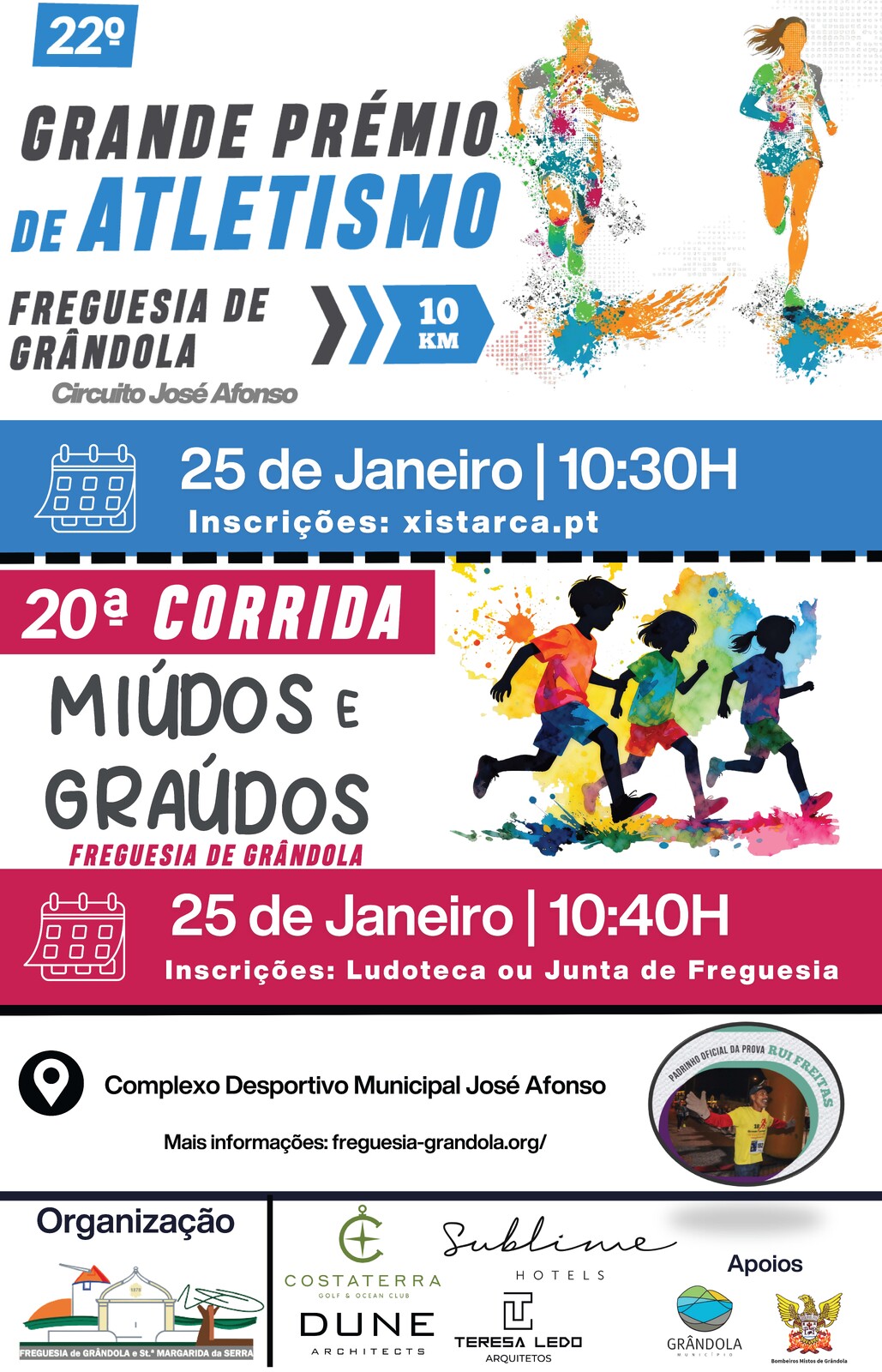 DESPORTO | 22.º Grande Prémio de Atletismo Freguesia de Grândola Circuito José Afonso | 20 ª Corr...