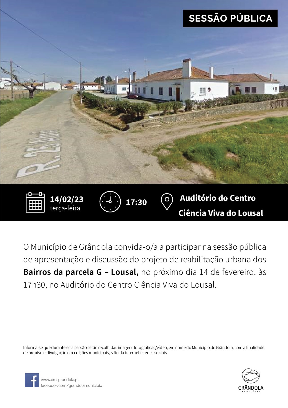 SESSÃO PÚBLICA | Apresentação e discussão do projeto de reabilitação urbana dos Bairros da Parcel...