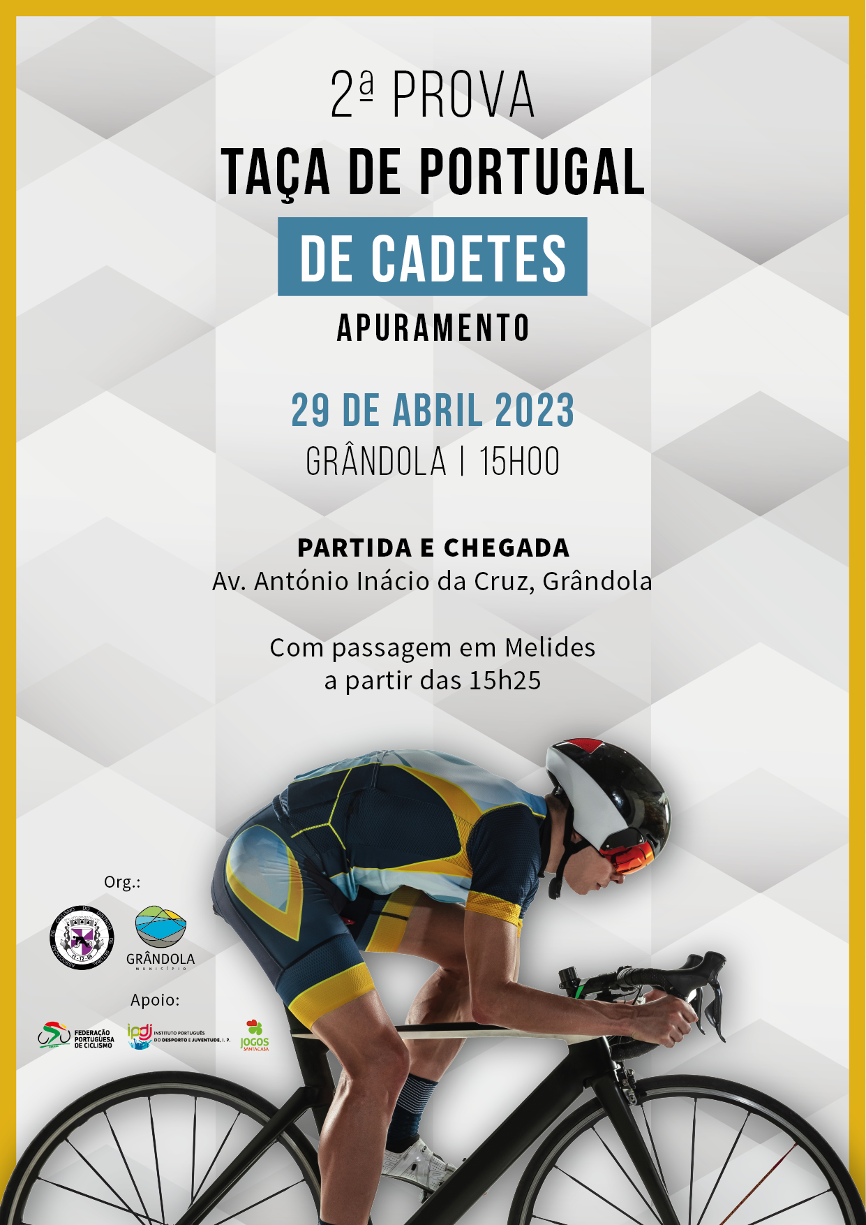 DESPORTO | 2.ª Prova de Apuramento para a Taça de Portugal de Cadetes em Ciclismo