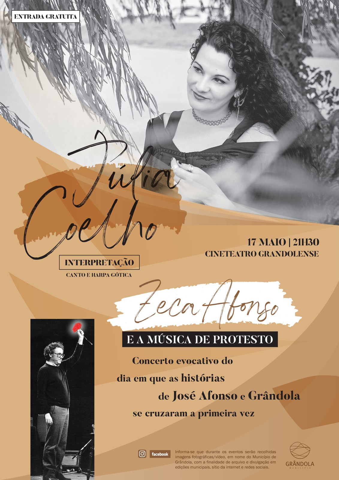 CONCERTO | Júlia Coelho , Canto e Harpa