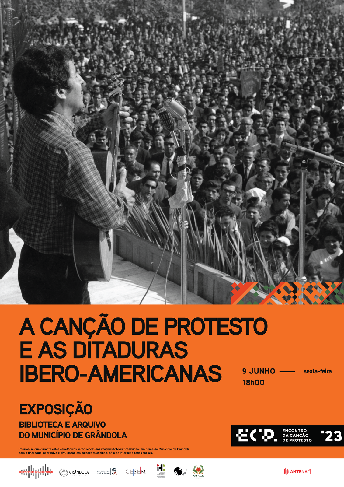 Encontro da Canção de Protesto | Exposição «A Canção de Protesto e as Ditaduras Ibero-Americanas»