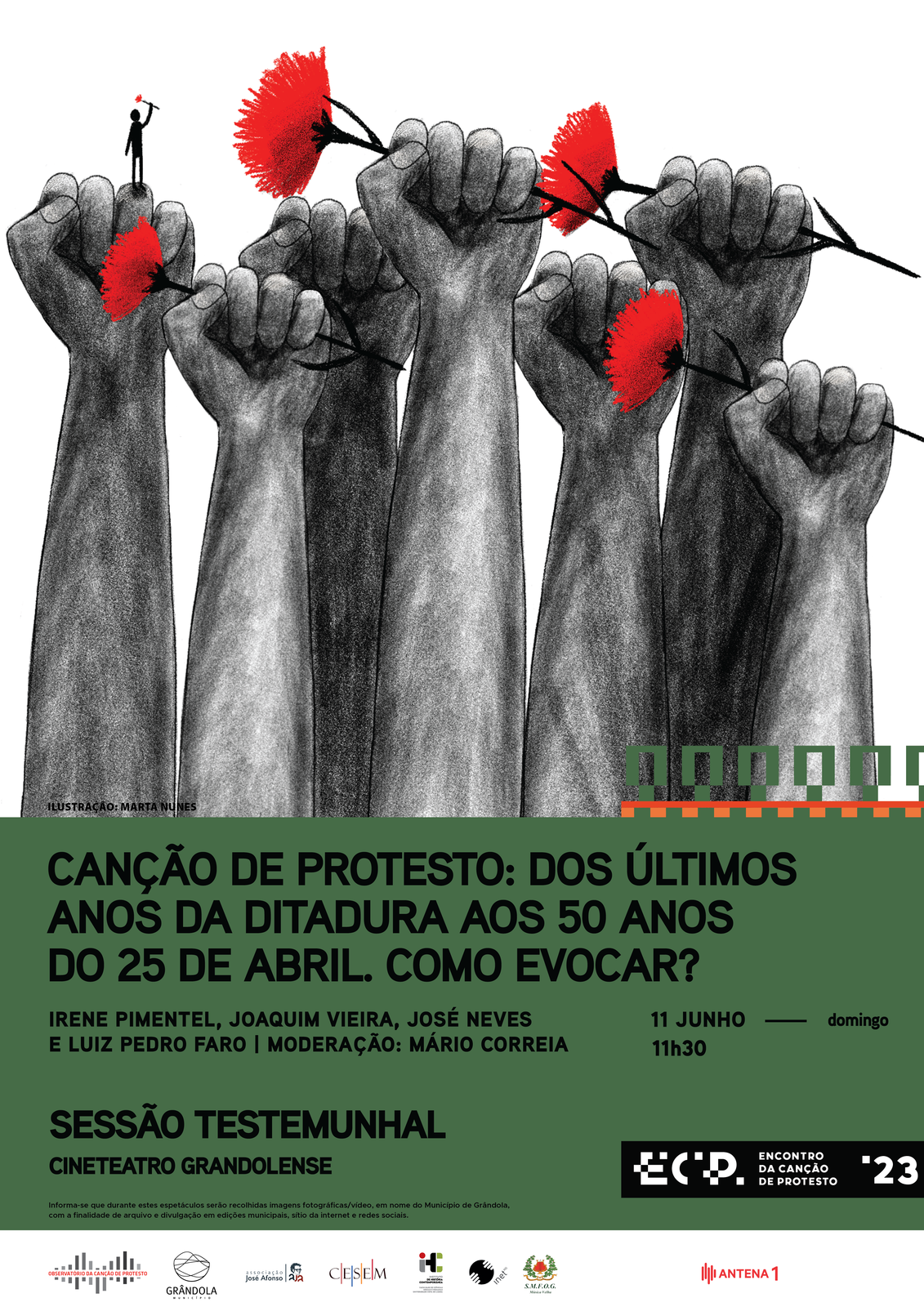 Encontro da Canção de Protesto | Sessão Testemunhal «Canção de Protesto dos Últimos anos da Ditad...