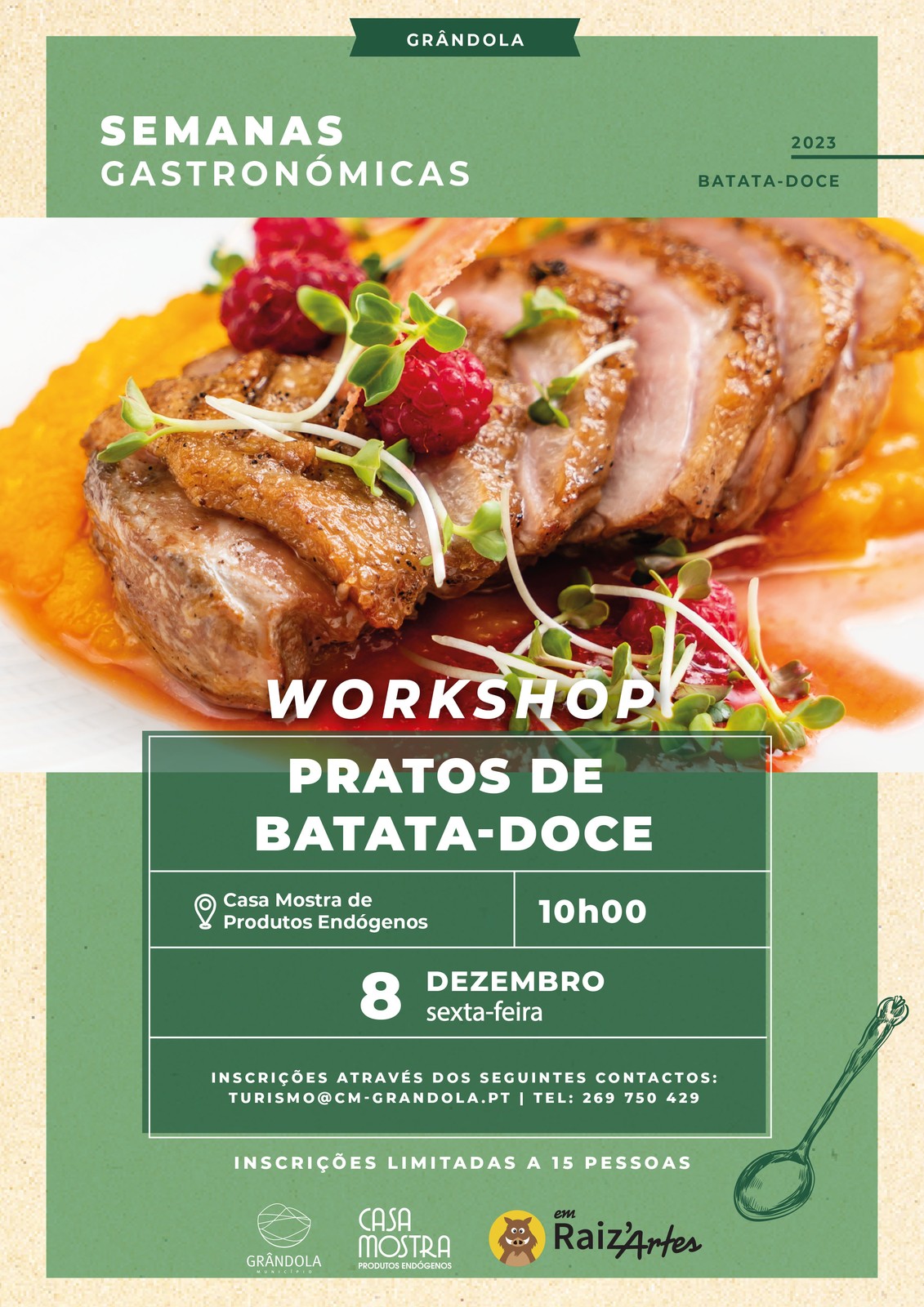 GASTRONOMIA | Workshop pratos da batata-doce