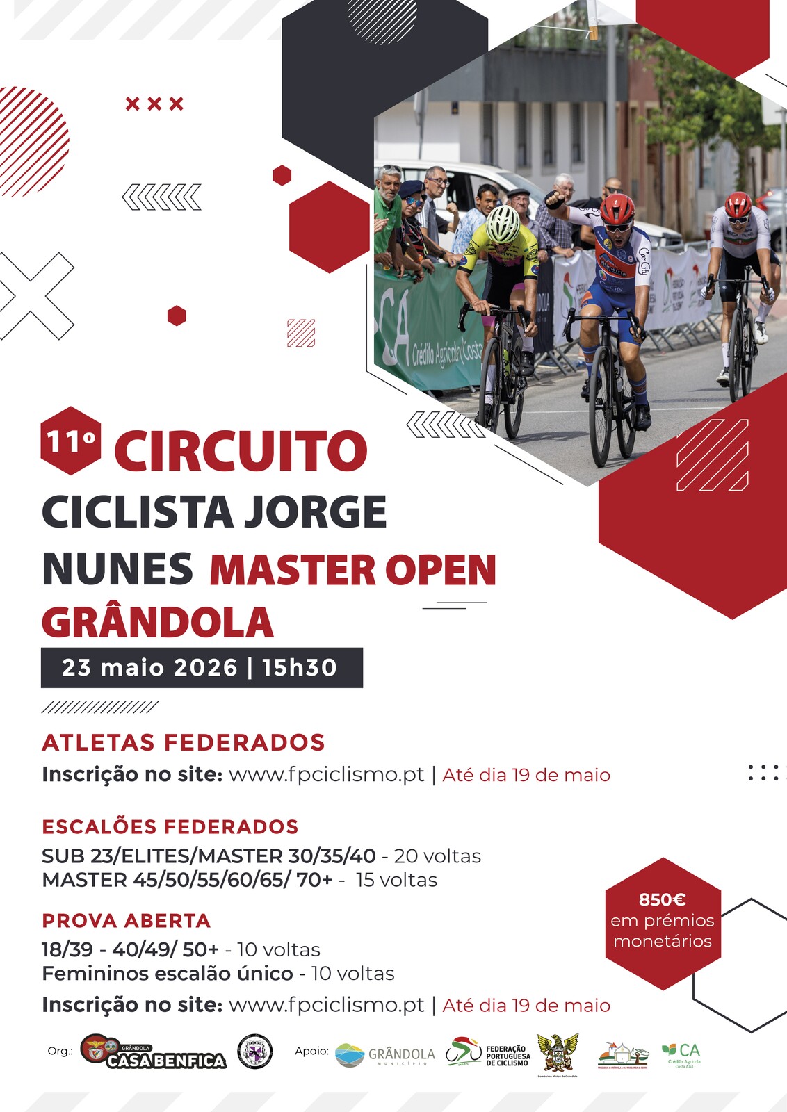 DESPORTO | 11.º Circuito Ciclista Jorge Nunes » Master Open Grândola