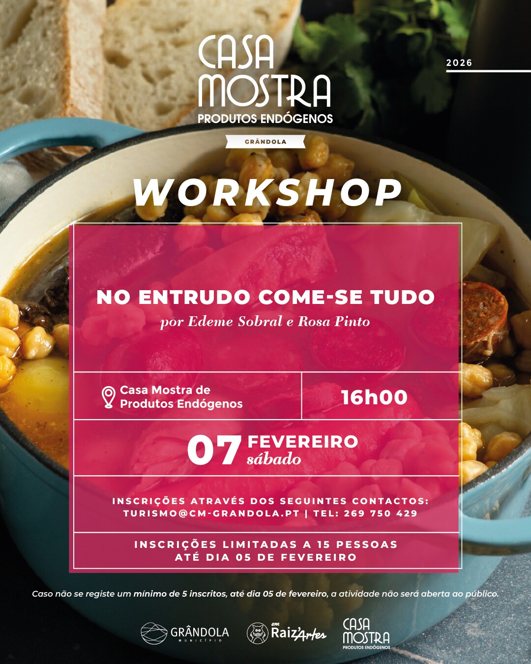 GASTRONOMIA | Workshop «No entrudo come-se tudo» com Edeme Sobral e Rosa Pinto