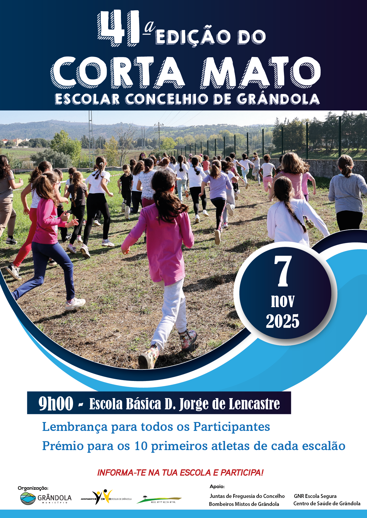 DESPORTO | 41.º Corta-Mato Escolar  Concelhio de Grândola