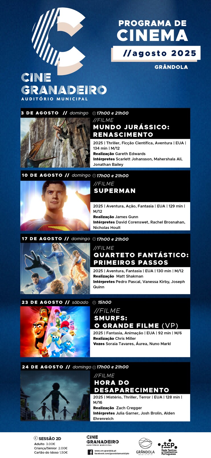 CULTURA | Cinema - agosto