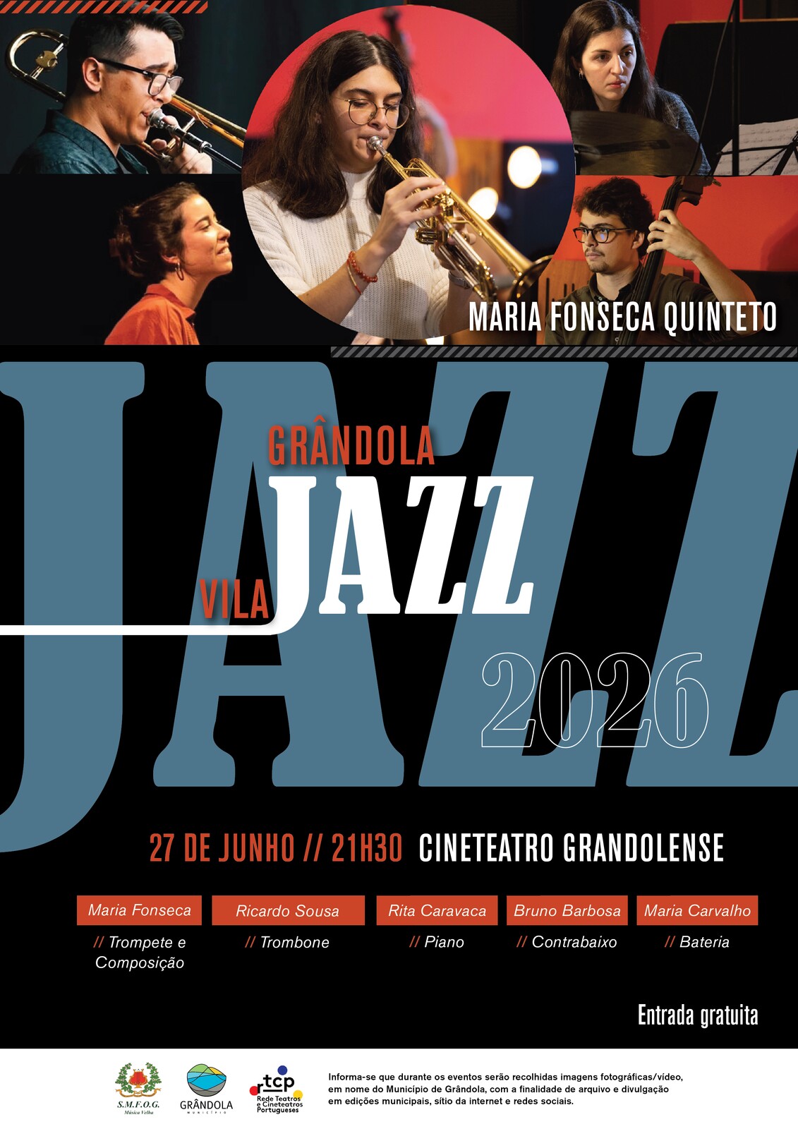 MÚSICA | Grândola, Vila Jazz » Maria Fonseca Quinteto