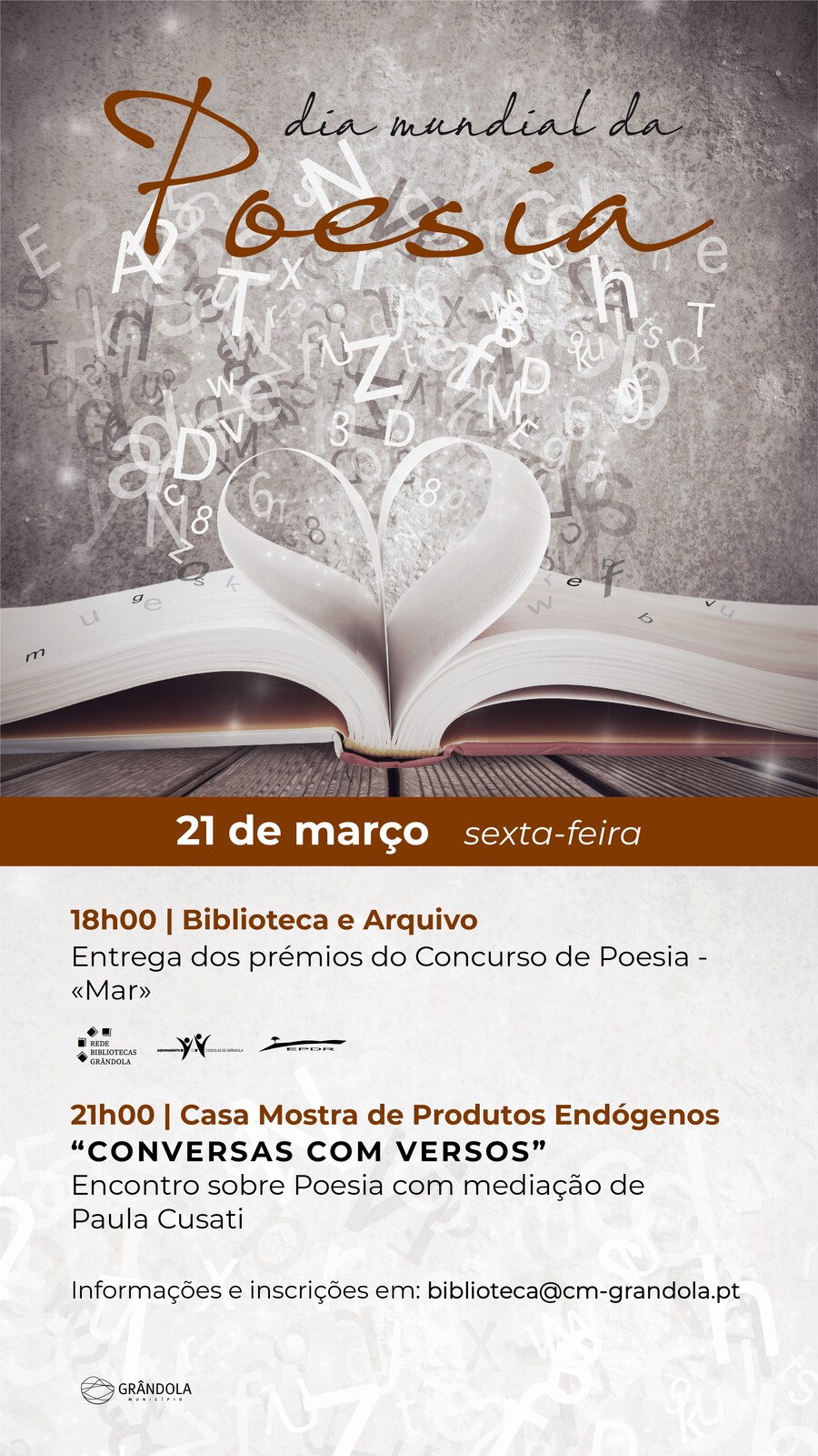 BIBLIOTECA | Dia Mundial da Poesia