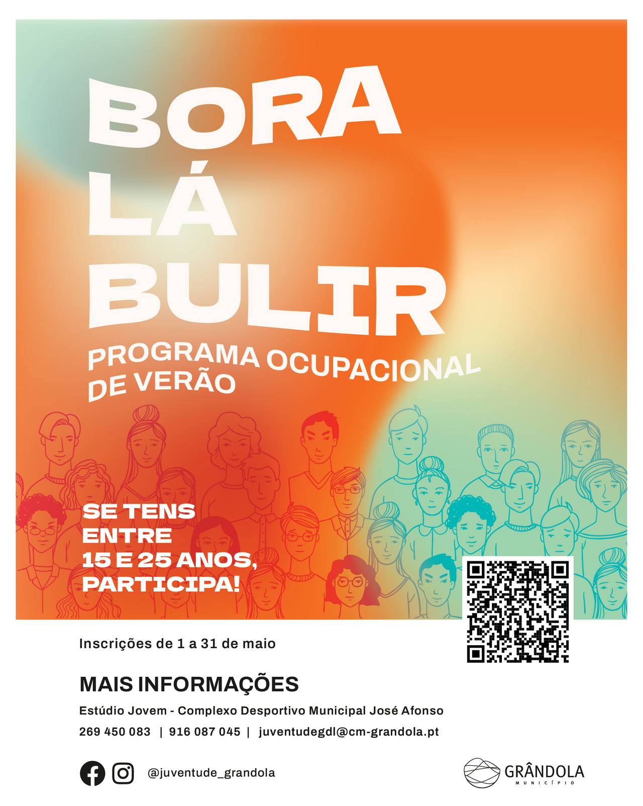 JUVENTUDE | Bora lá bulir - Inscrições Abrem a 1 de maio !