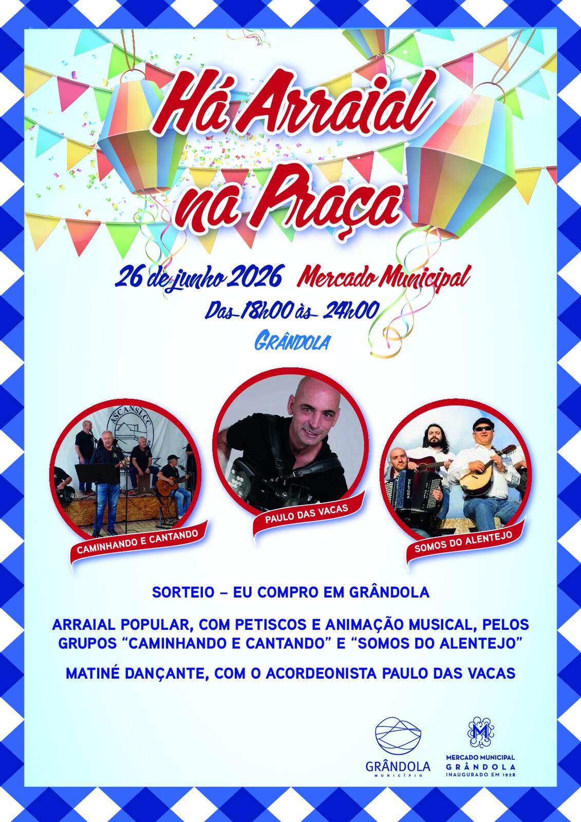MERCADO MUNICIPAL | Há Arraial na Praça !