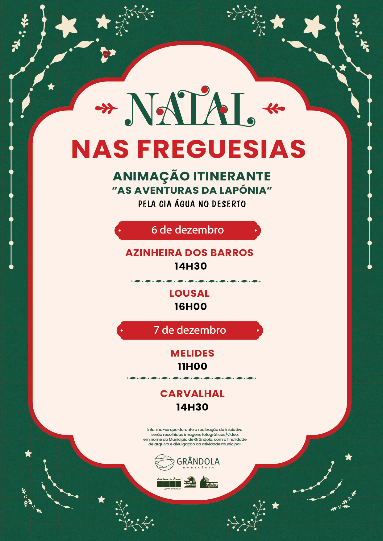 NATAL EM GRÂNDOLA | Natal nas Freguesias