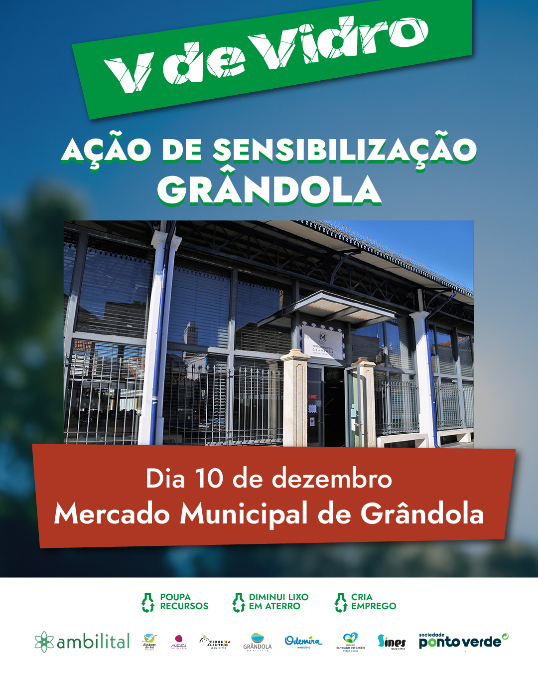 AMBIENTE | Ação de sensibilização V de vidro 