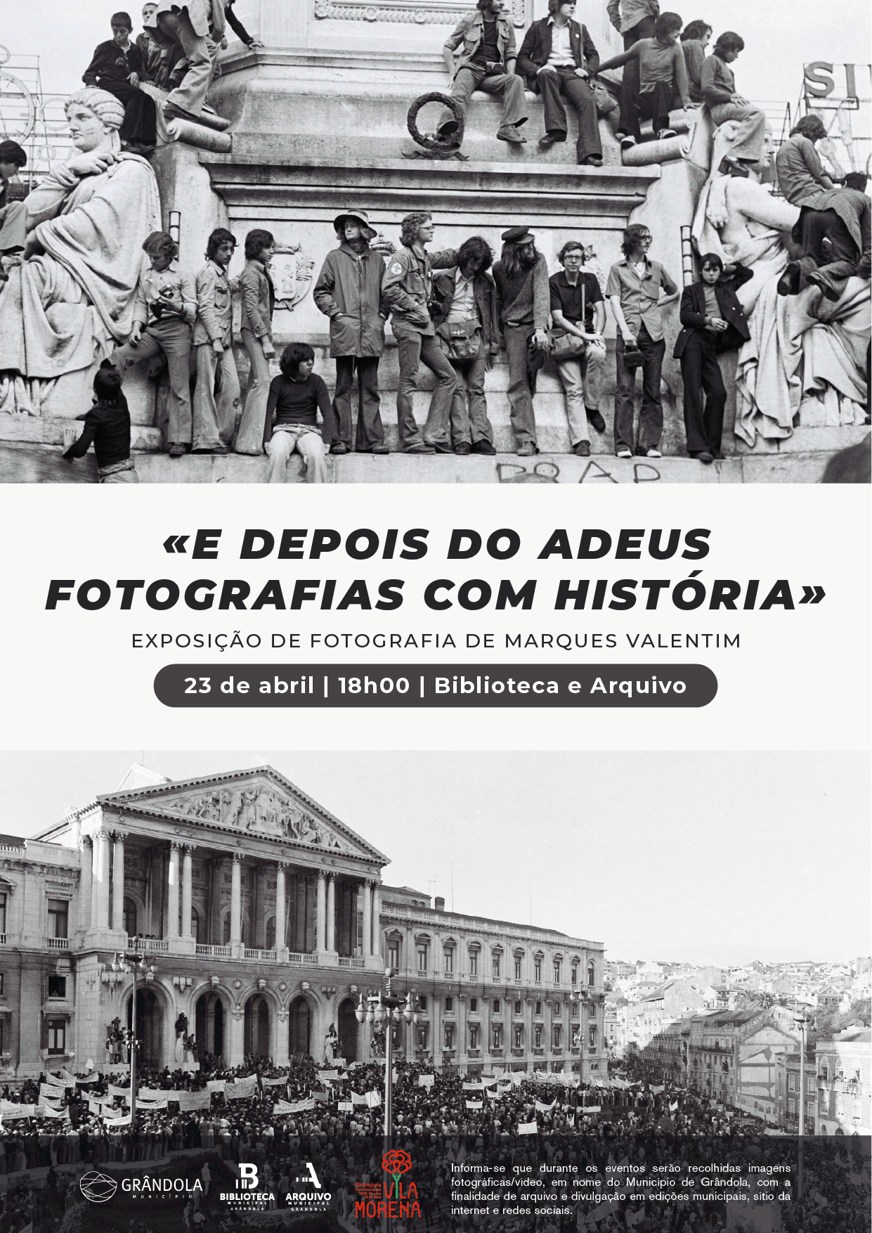 BIBLIOTECA | Exposição «E Depois do Adeus – Fotografias com História» 