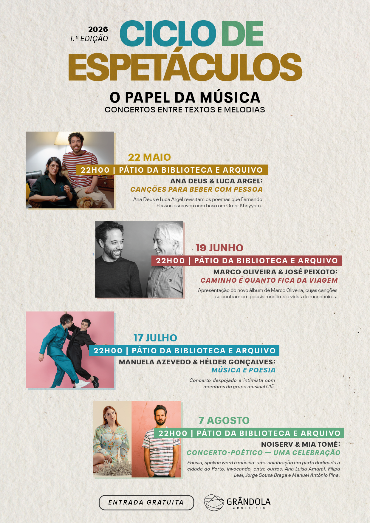 MÚSICA | 1.ª Edição Ciclo de Espetáculos 