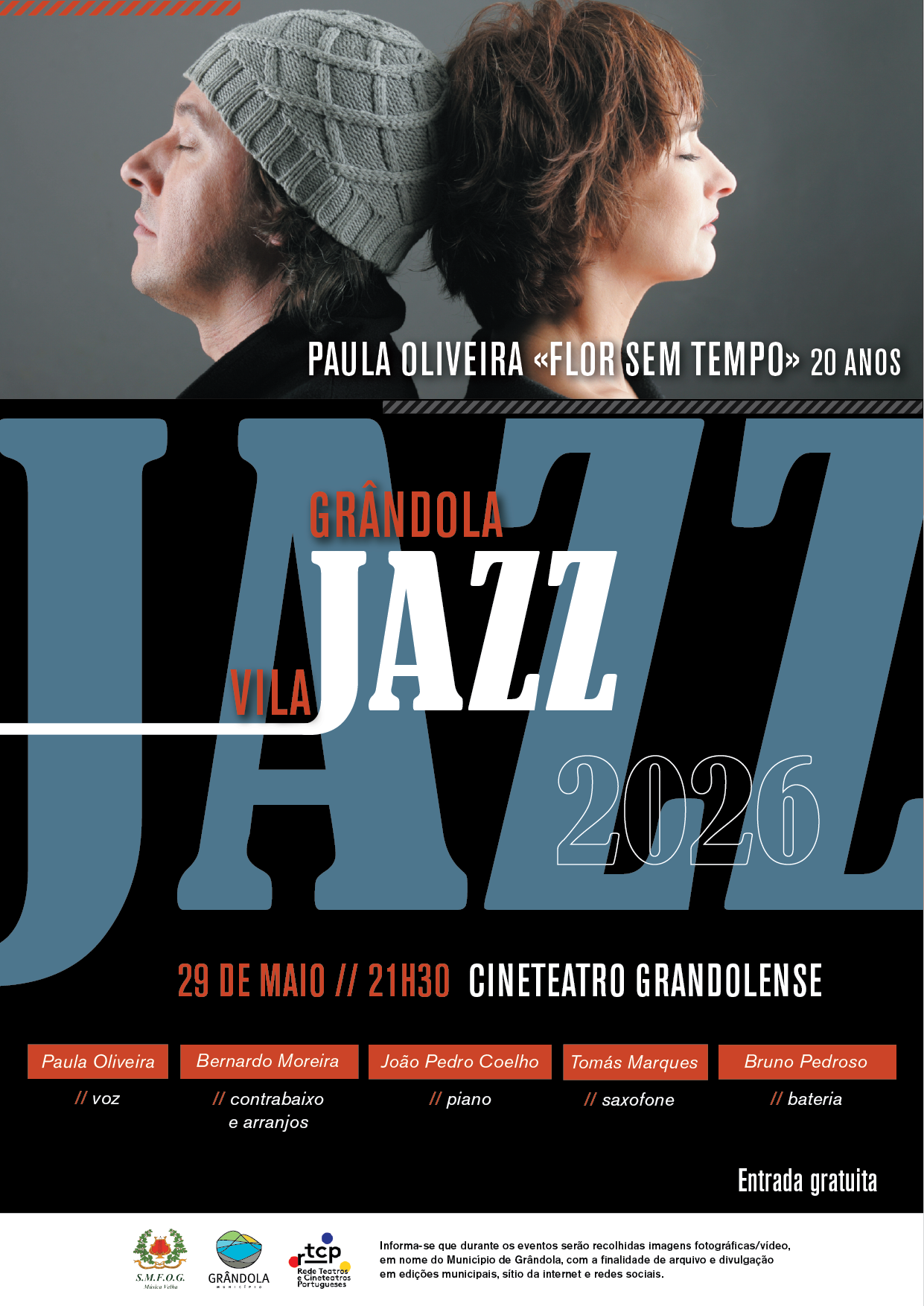 MÚSICA | Grândola, Vila Jazz | Paula Oliveira «Flor Sem Tempo» 20 anos