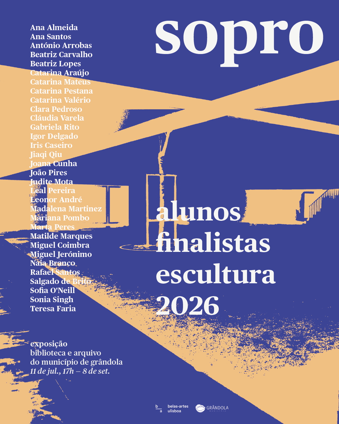 ARTES | Exposição Sopro | Alunos Finalistas de Escultura 2026