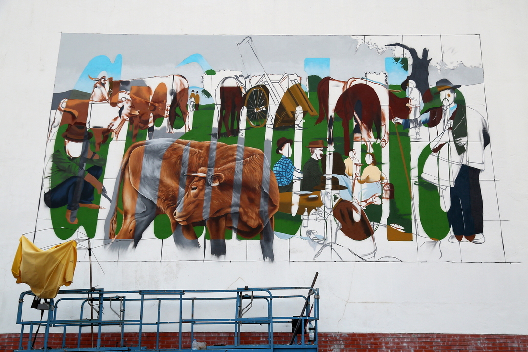 Pintura Grafiti Arraial ou Mercado do Gado
