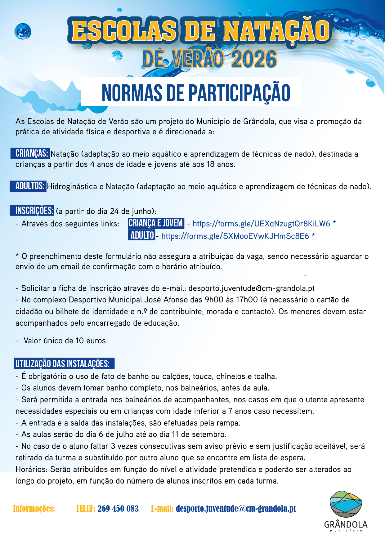 normas escolas de nata&ccedil;&atilde;o