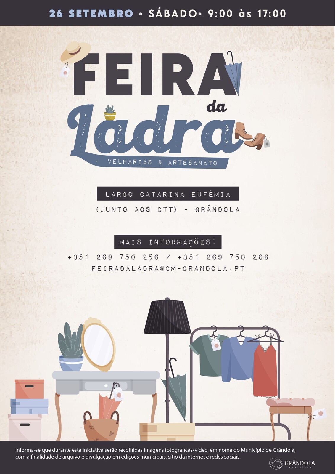 Cartaz @ Feira da Ladra 26 set 2026
